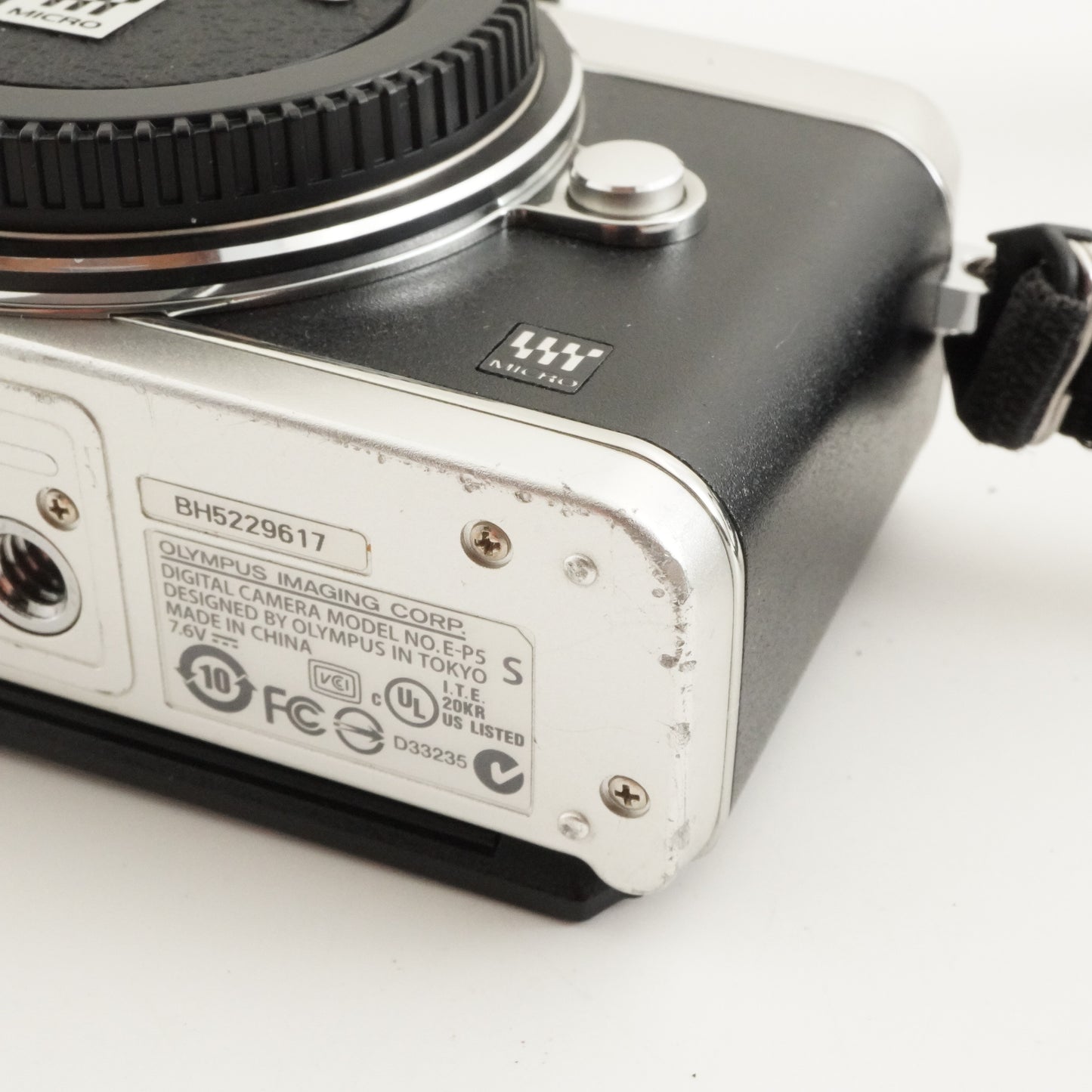 [5,142 Shot] OLYMPUS PEN E-P5 Silver + 14-42mm II R + 4GB SDHC from Japan #10253