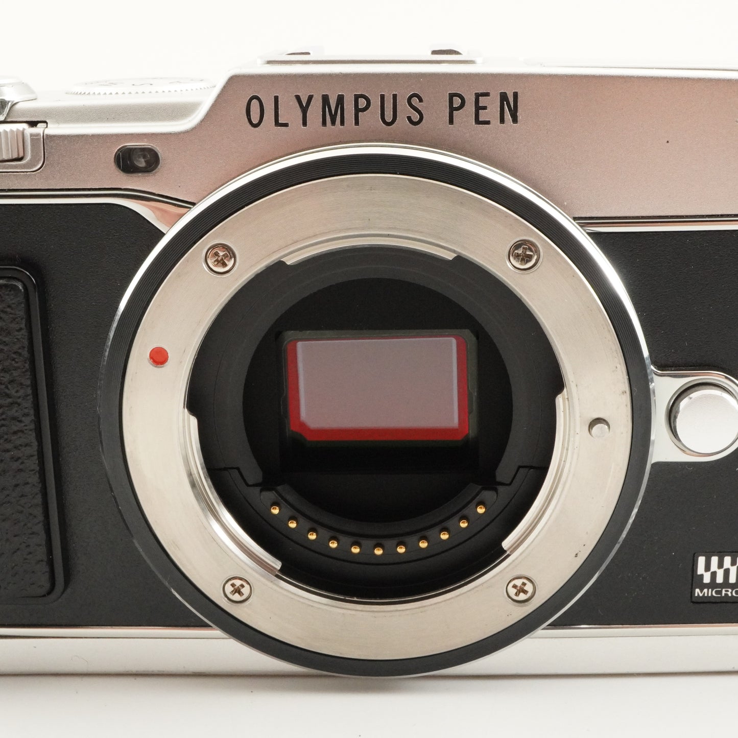[5,142 Shot] OLYMPUS PEN E-P5 Silver + 14-42mm II R + 4GB SDHC from Japan #10253