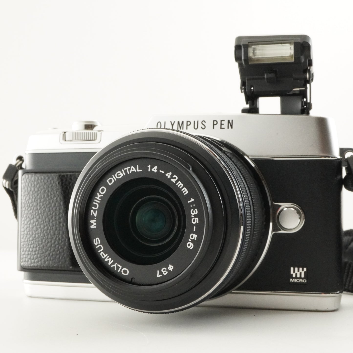 [5,142 Shot] OLYMPUS PEN E-P5 Silver + 14-42mm II R + 4GB SDHC from Japan #10253