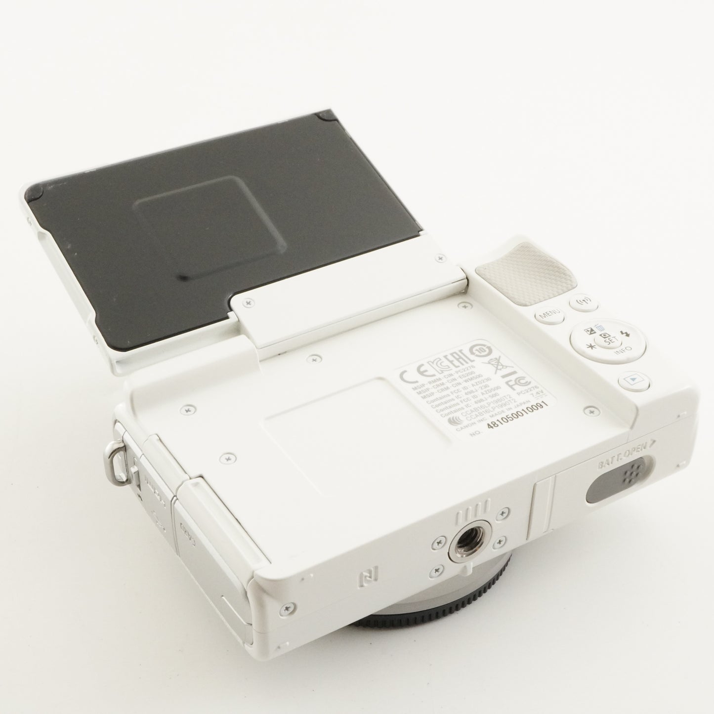 Canon EOS M100 White + EF-M 15-45mm + 55-200mm IS STM In Box from Japan #10256