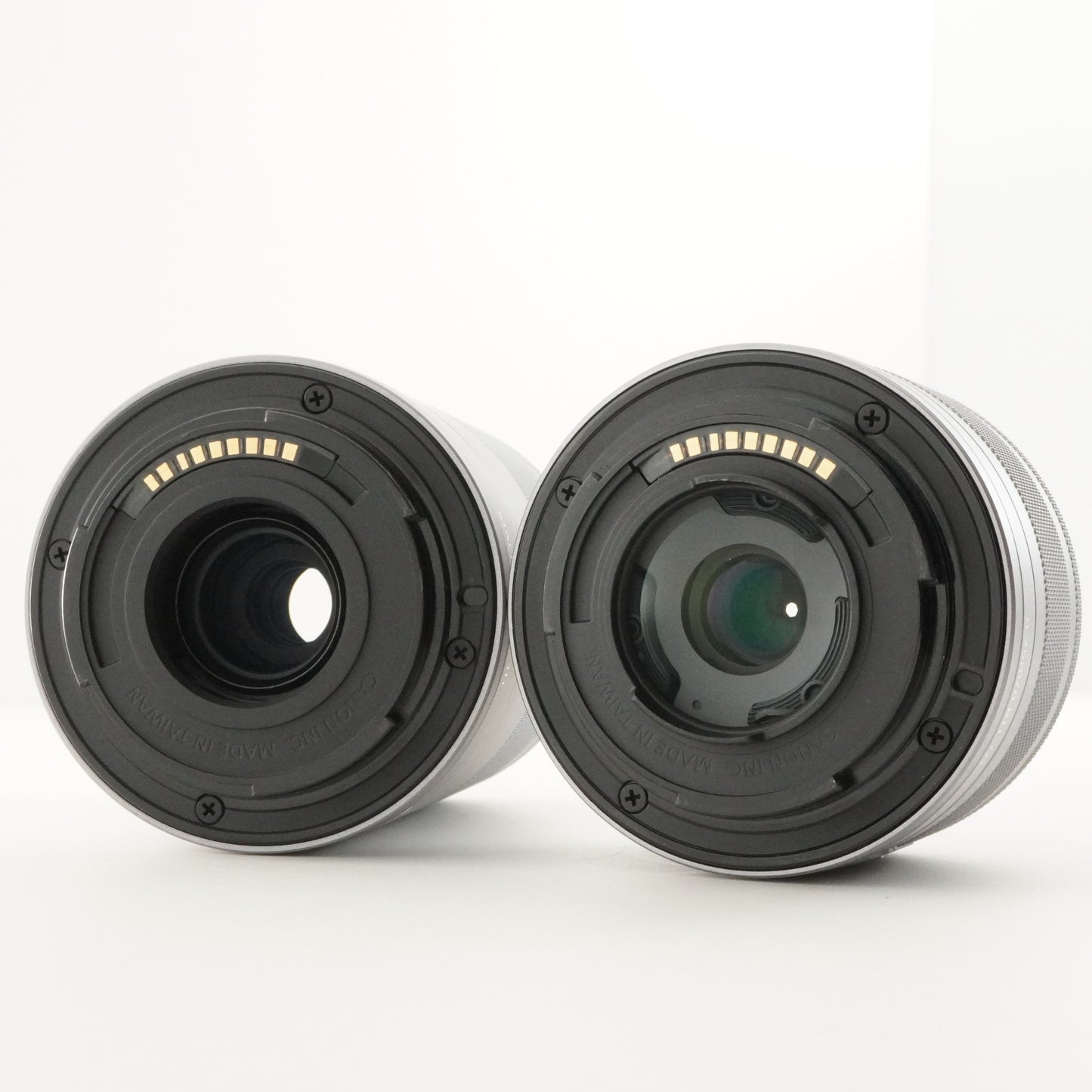 Canon EOS M100 White + EF-M 15-45mm + 55-200mm IS STM In Box from Japan #10256