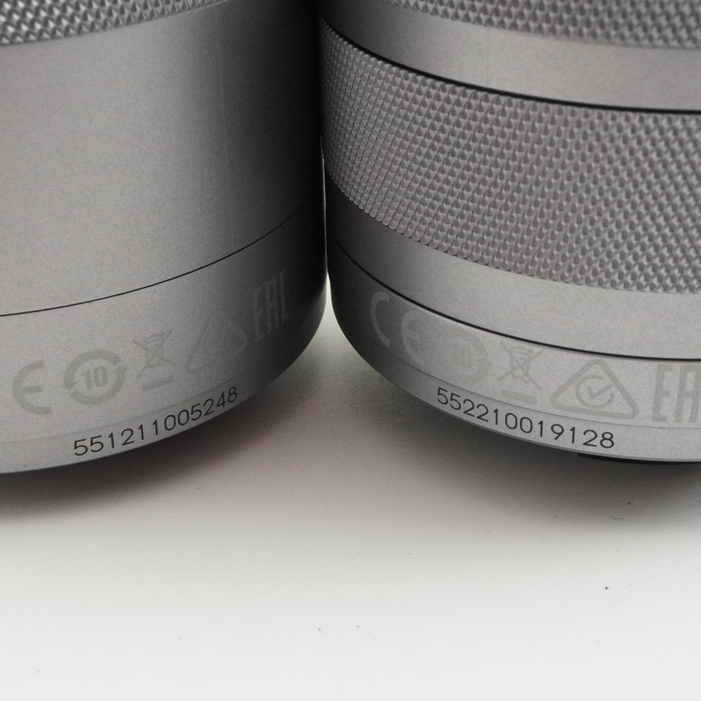 Canon EOS M100 White + EF-M 15-45mm + 55-200mm IS STM In Box from Japan #10256