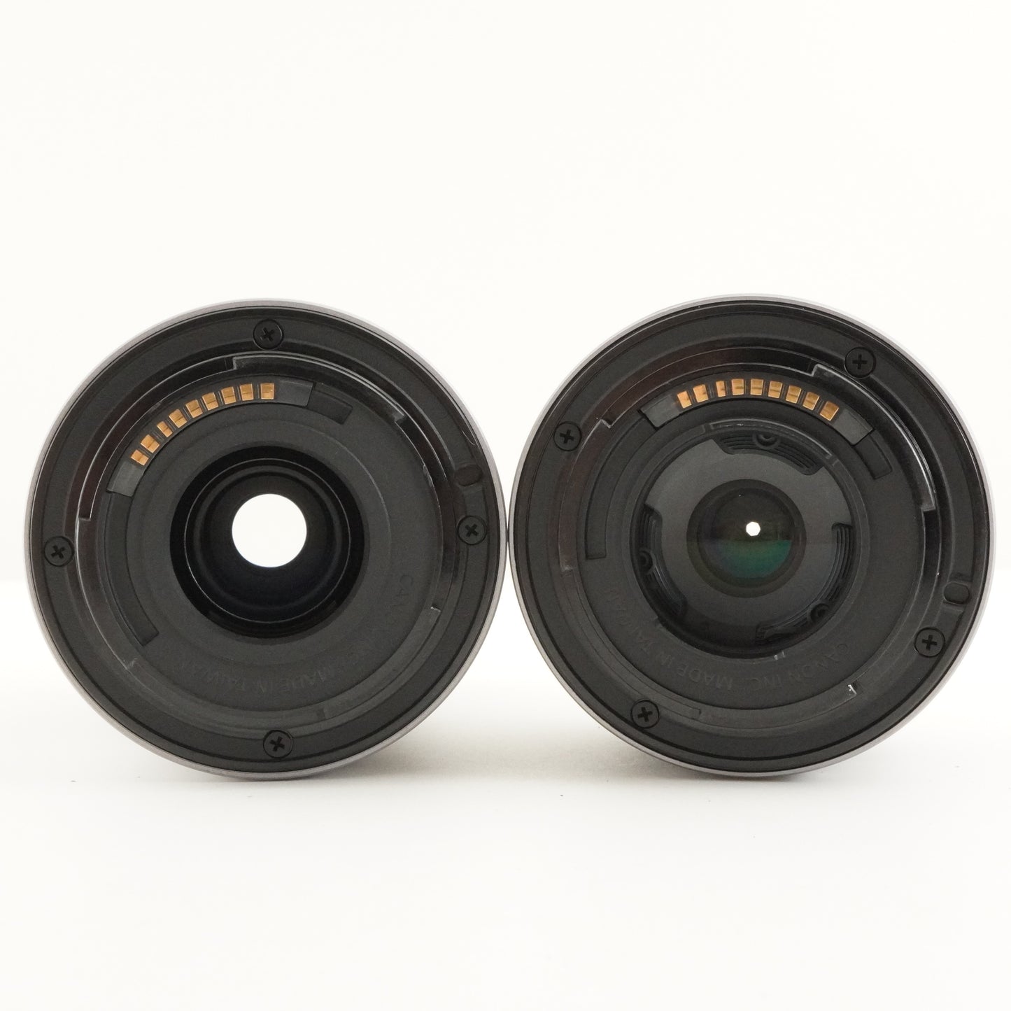 Canon EOS M100 White + EF-M 15-45mm + 55-200mm IS STM In Box from Japan #10256