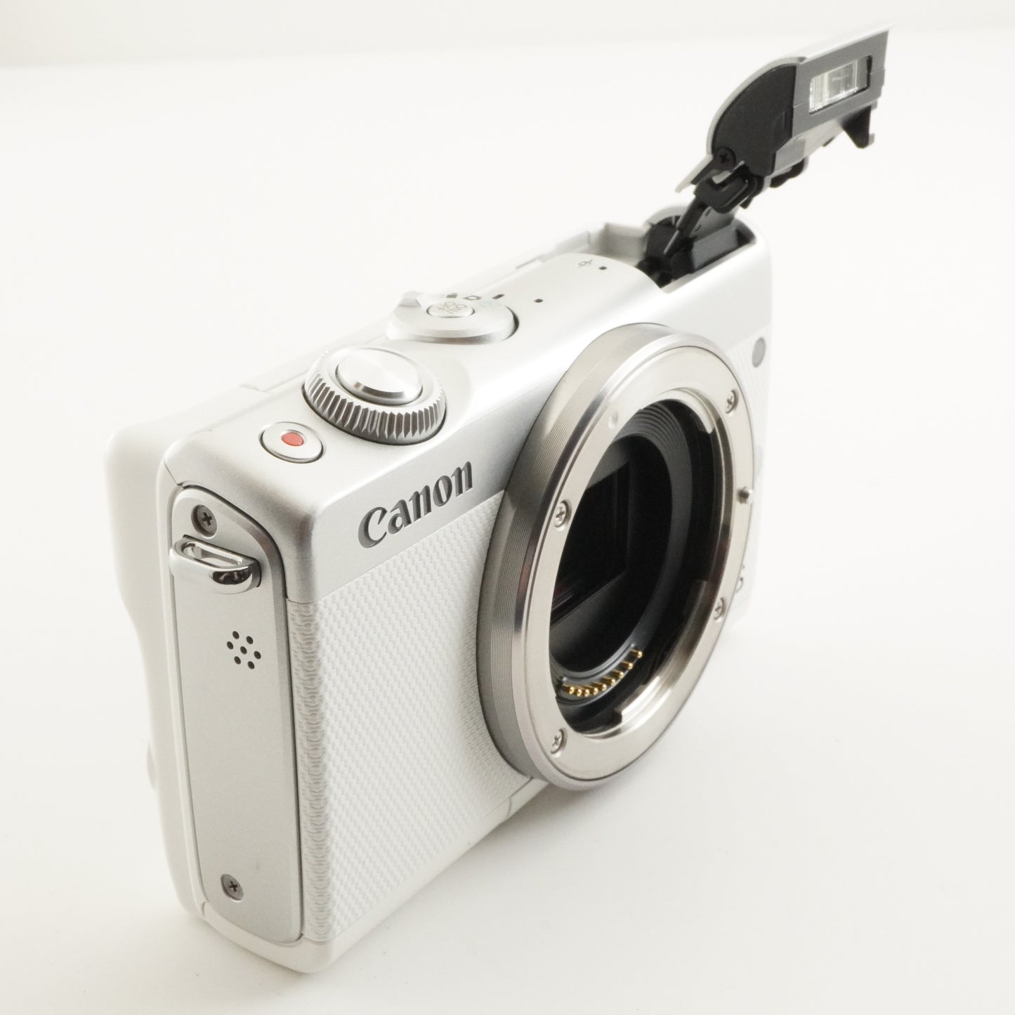 Canon EOS M100 White + EF-M 15-45mm + 55-200mm IS STM In Box from Japan #10256