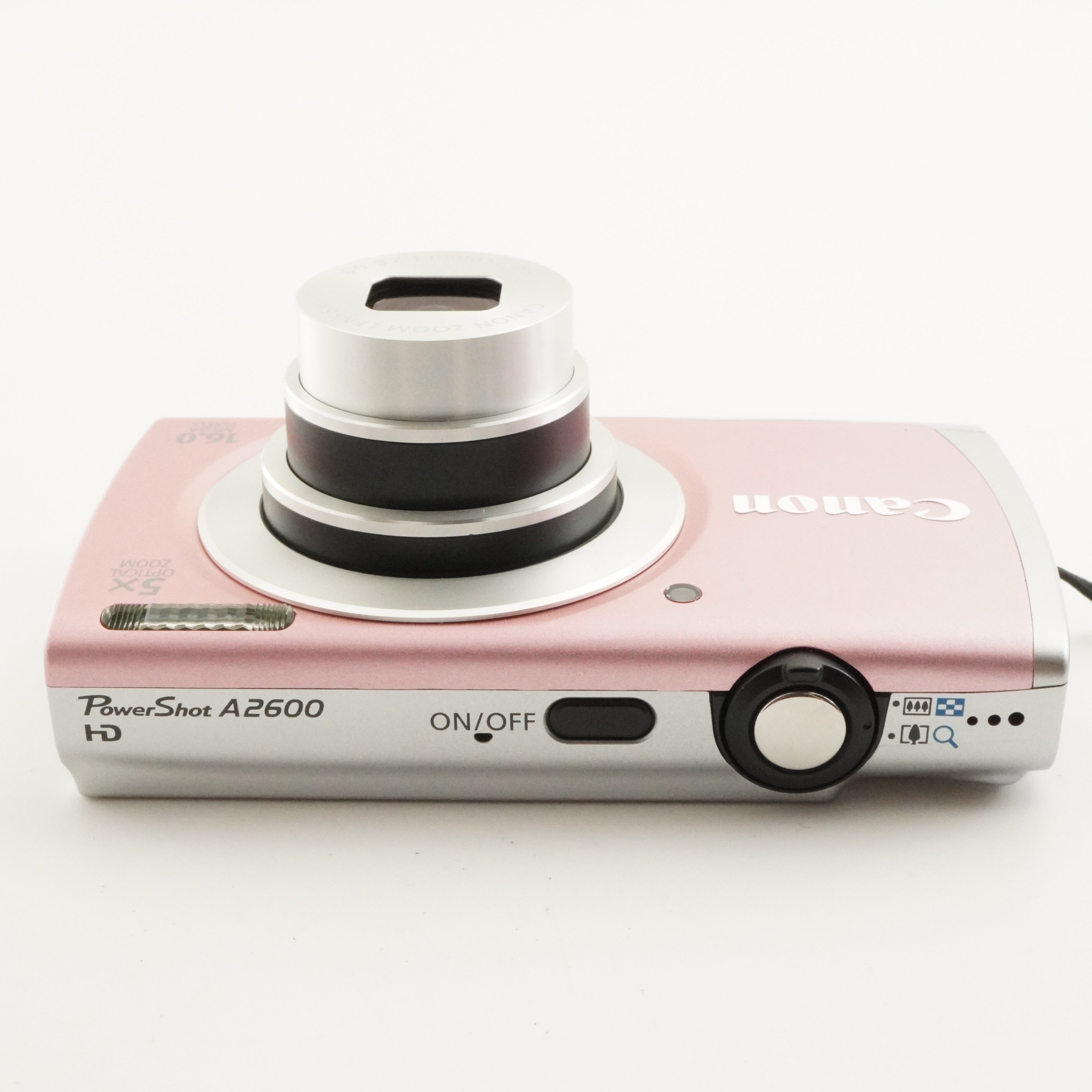 Canon PowerShot A2600 HD Pink + 4GB SDHC Card Digital Camera from