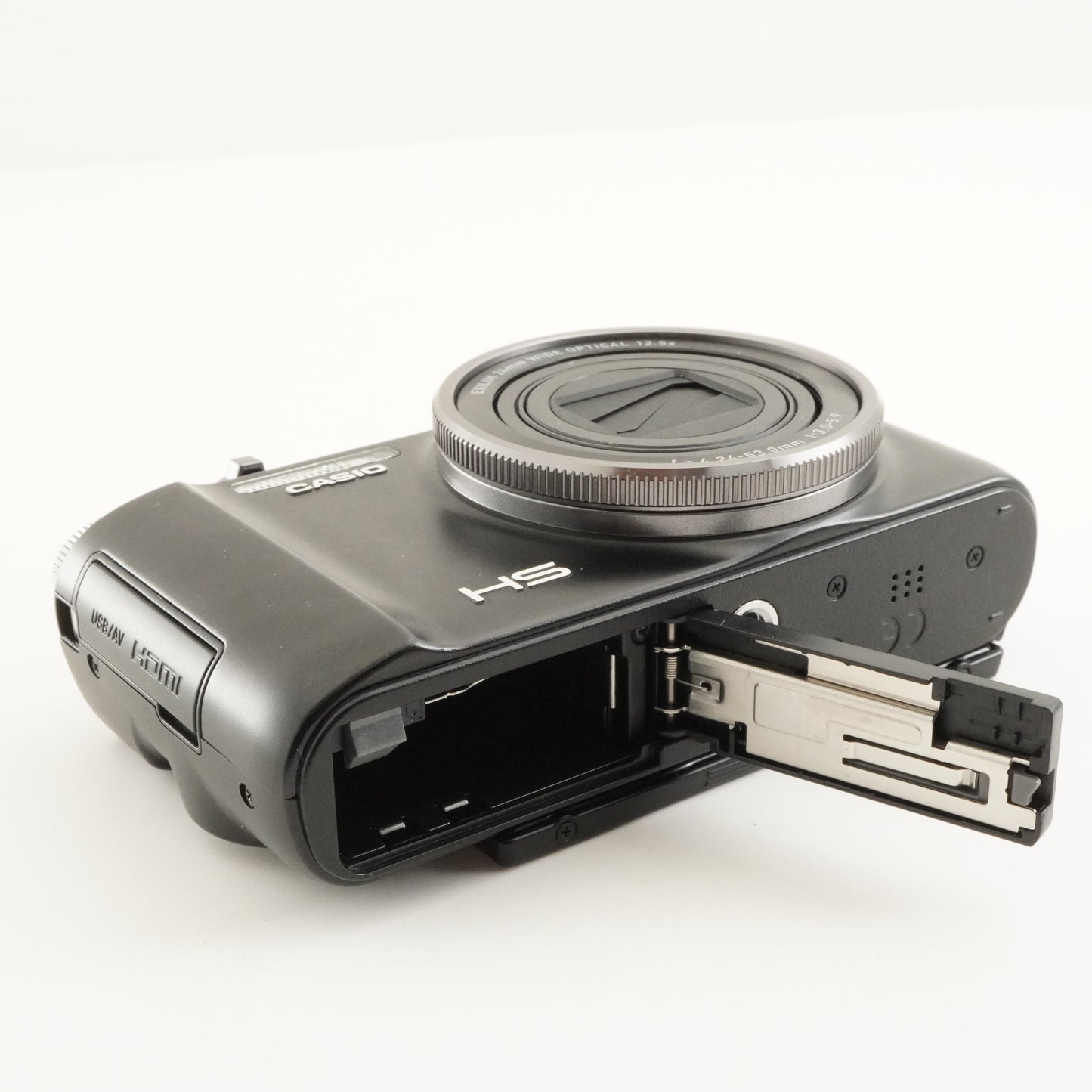 CASIO EXILIM EX-ZR1100 Black + 4GB SDHC Card Digital Camera from Japan #10290