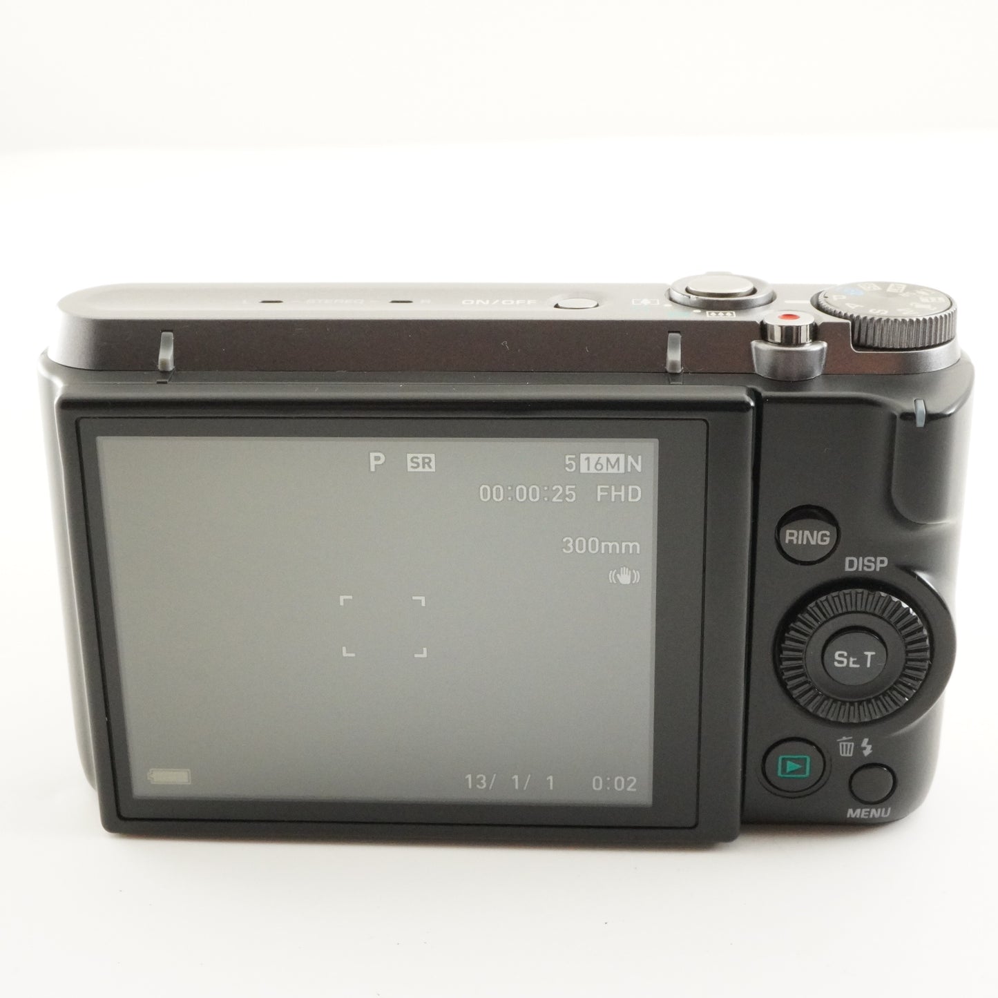 CASIO EXILIM EX-ZR1100 Black + 4GB SDHC Card Digital Camera from Japan #10290
