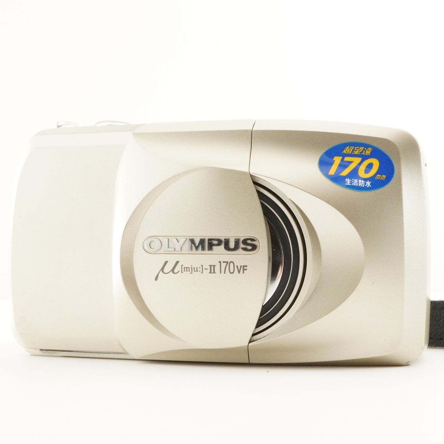 OLYMPUS mju II 170 VF [mju:] + Case + RC-200 Film Camera from Japan #10303