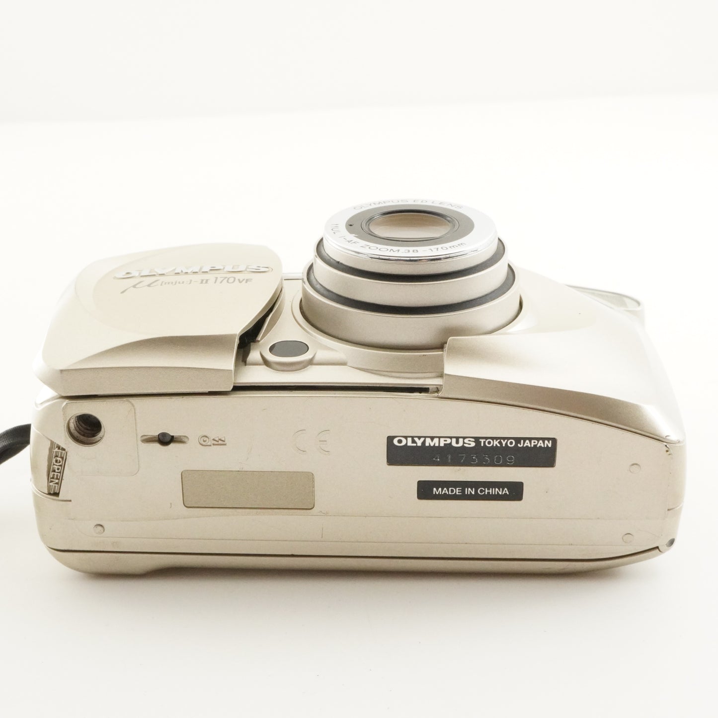 OLYMPUS mju II 170 VF [mju:] + Case + RC-200 Film Camera from Japan #10303