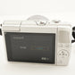 Canon EOS M100 White + EF-M 15-45 + 55-200 In Box + 4GB SDCard from Japan #10438