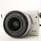 Canon EOS M100 White + EF-M 15-45 + 55-200 In Box + 4GB SDCard from Japan #10438