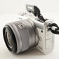 Canon EOS M100 White + EF-M 15-45 + 55-200 In Box + 4GB SDCard from Japan #10438