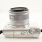 Canon EOS M100 White + EF-M 15-45 + 55-200 In Box + 4GB SDCard from Japan #10438