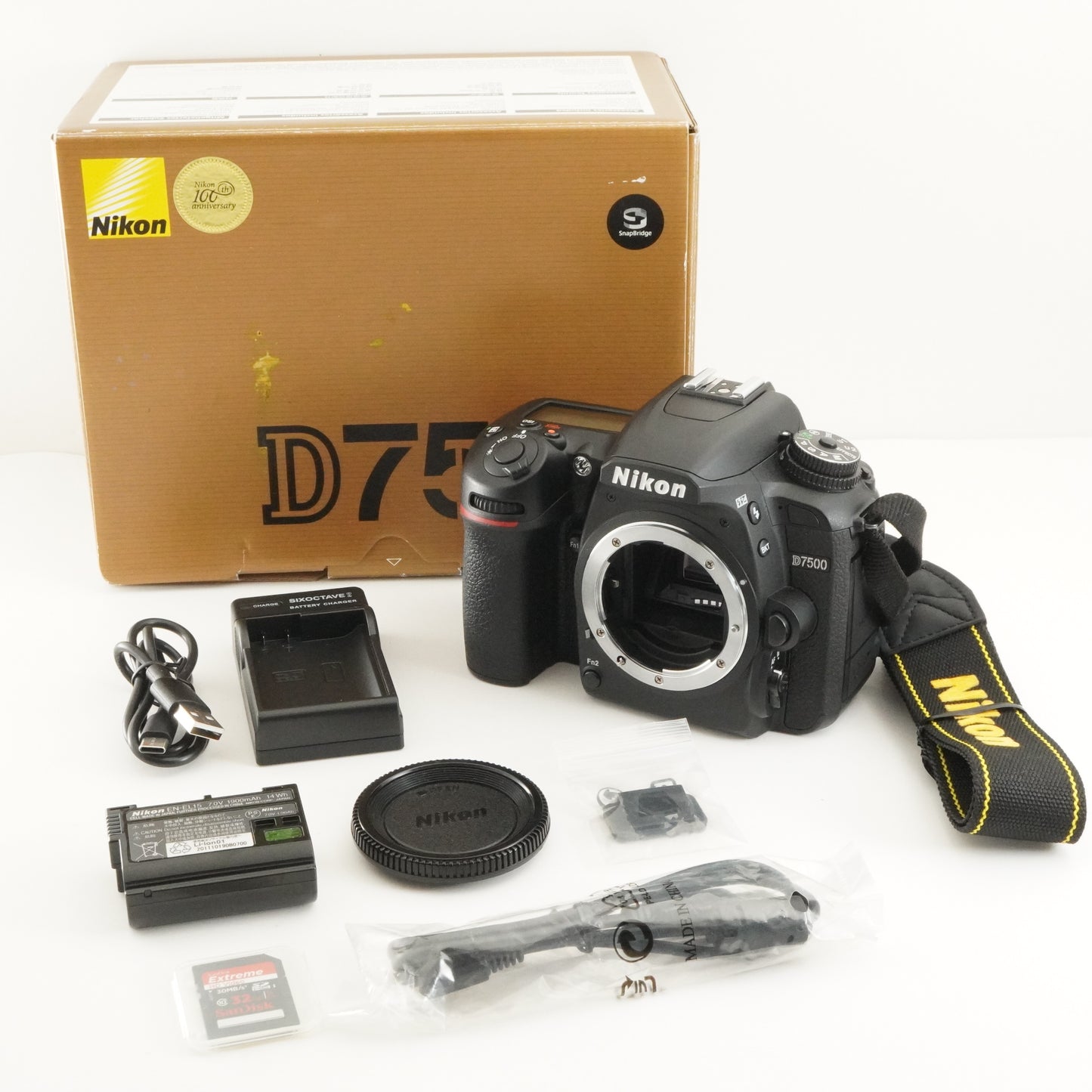 [2,048 Shots] Nikon D7500 In Box DSLR Camera from Japan #10440