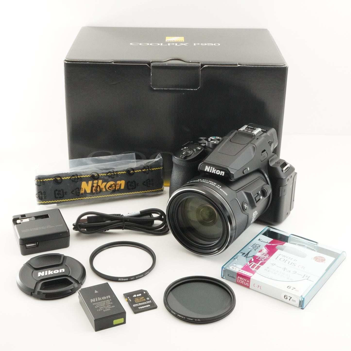 Nikon COOLPIX P950 In Box + 4GB SDHC Card Digital Camera from Japan #10496