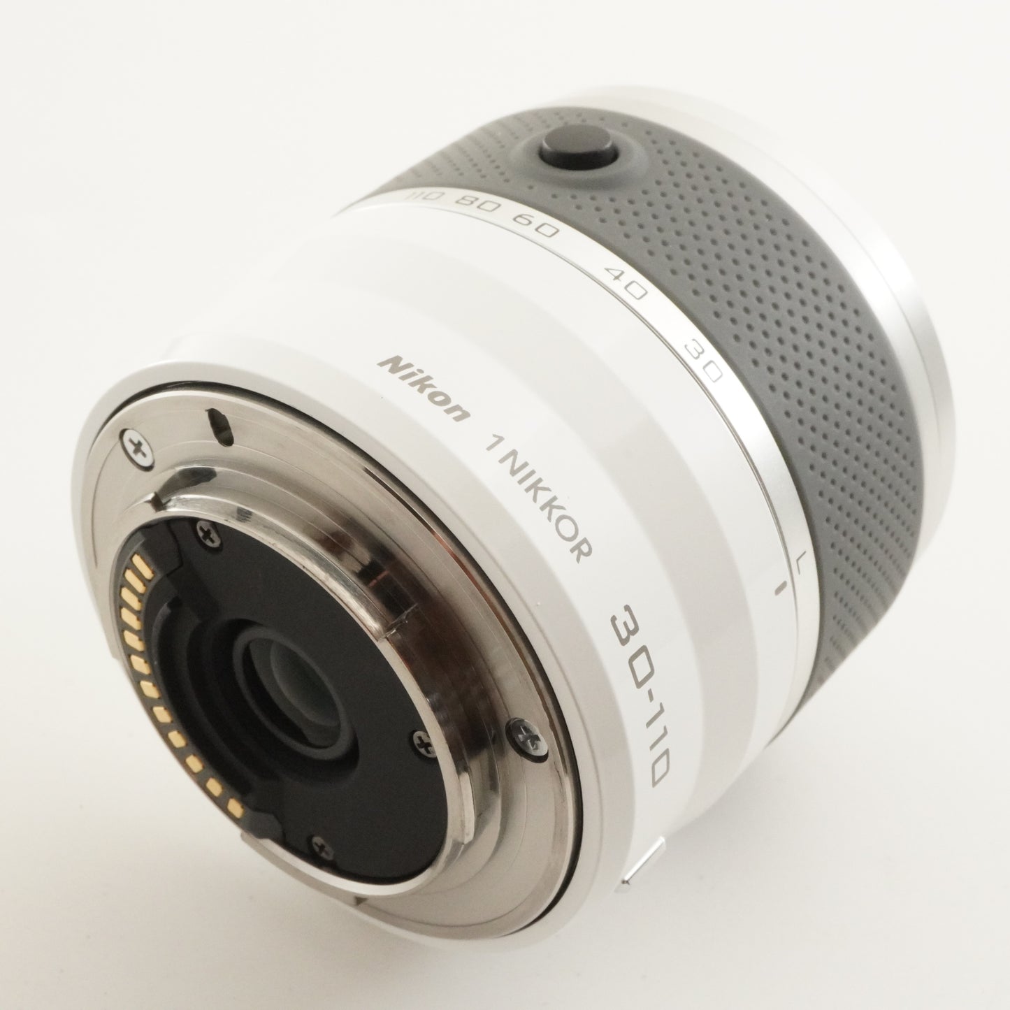 [2,937 Shots] Nikon 1 V1 White + 30-110mm + SB-N5 + 4GB SDCard from Japan #10514