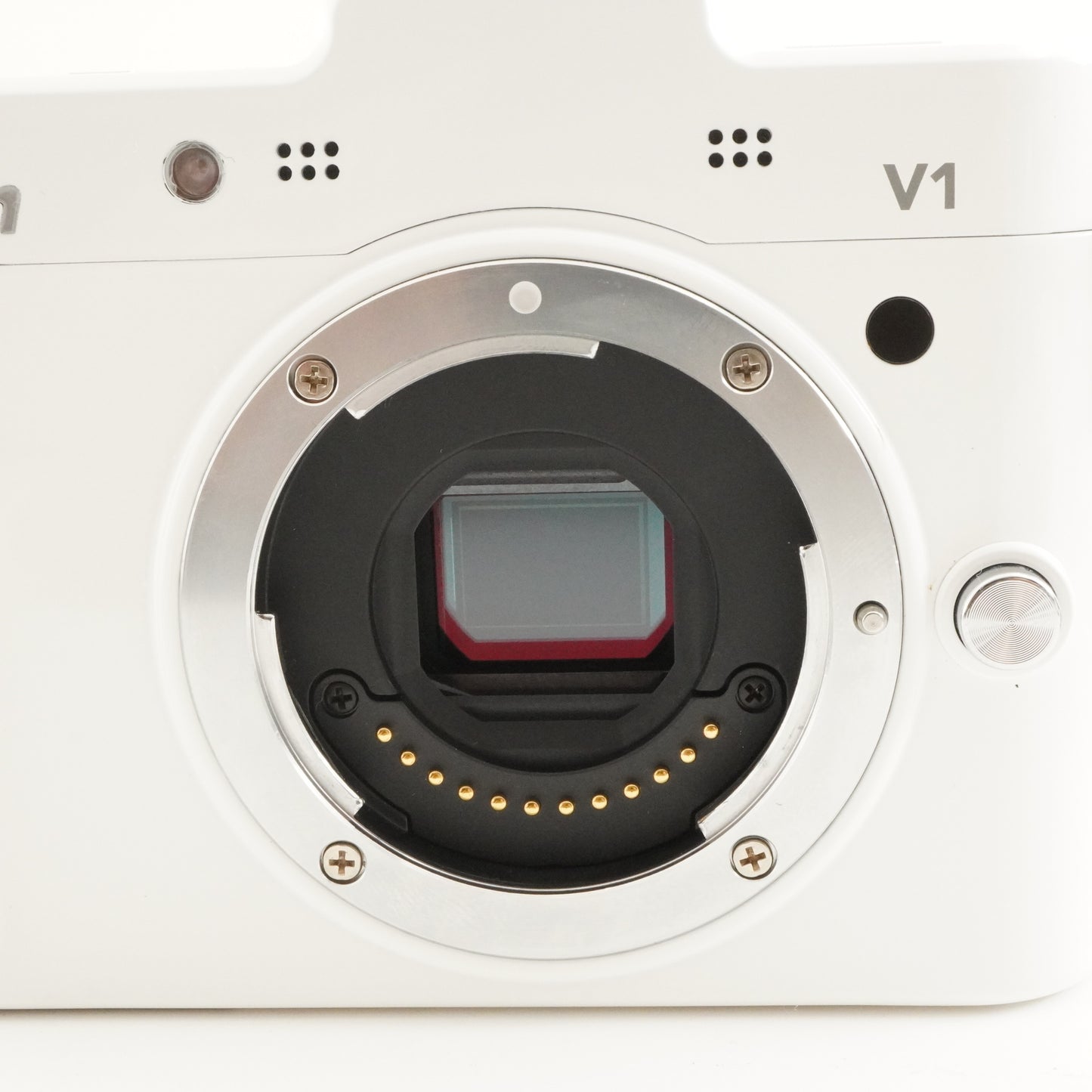 [2,937 Shots] Nikon 1 V1 White + 30-110mm + SB-N5 + 4GB SDCard from Japan #10514