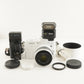 [2,937 Shots] Nikon 1 V1 White + 30-110mm + SB-N5 + 4GB SDCard from Japan #10514