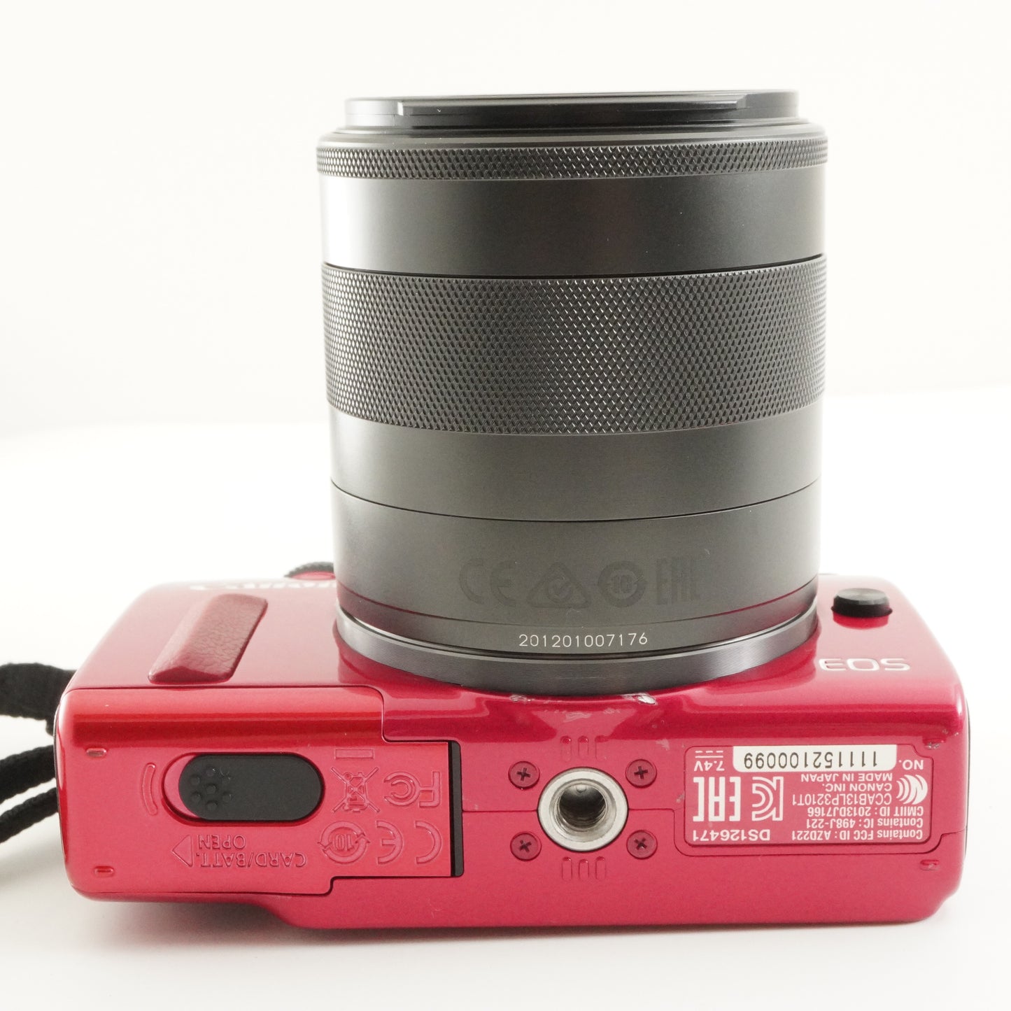 Canon EOS M2 Red + EF-M 18-55mm F3.5-5.6 IS STM Digital Camera from Japan #10565