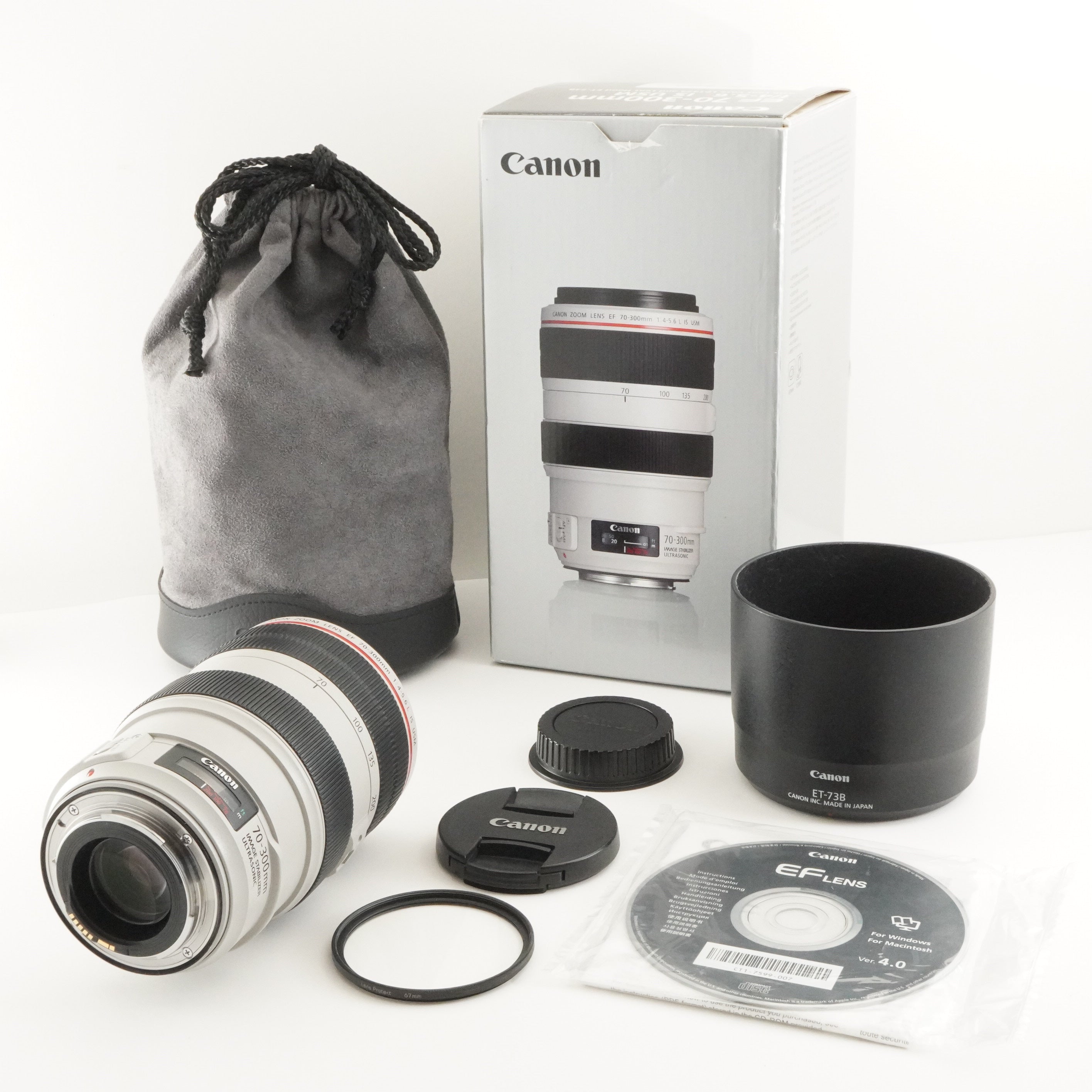 MINT In Box CANON EF 70-300mm F4-5.6 L IS USM AF ZOOM Lens from