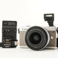 Canon EOS M100 Silver + EF-M 15-45mm IS STM + 4GB SDHC Card from Japan #10722