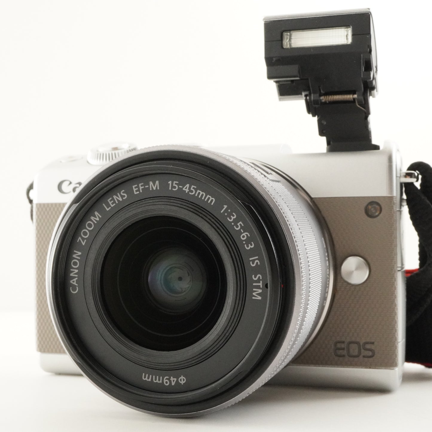 Canon EOS M100 Silver + EF-M 15-45mm IS STM + 4GB SDHC Card from Japan #10722
