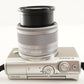Canon EOS M100 Silver + EF-M 15-45mm IS STM + 4GB SDHC Card from Japan #10722