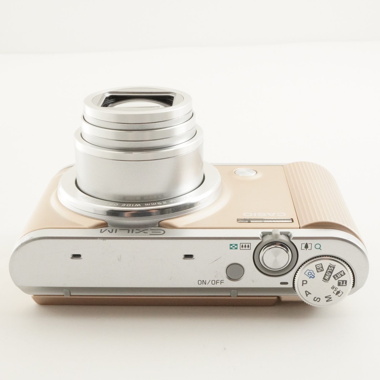 CASIO EXILIM EX-ZR1800 Gold + 4GB SDHC Card Digital Camera from Japan #10774