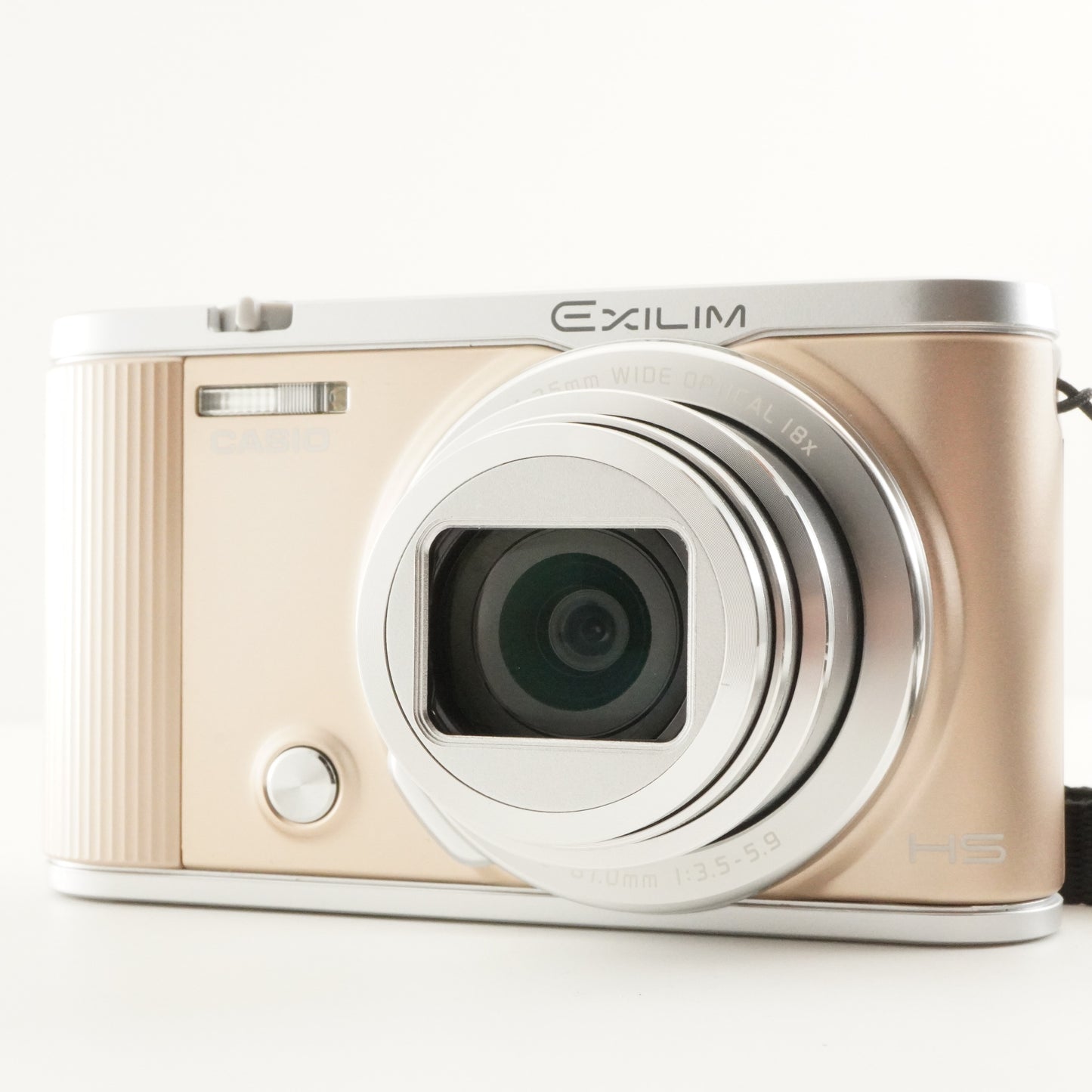 CASIO EXILIM EX-ZR1800 Gold + 4GB SDHC Card Digital Camera from Japan #10776