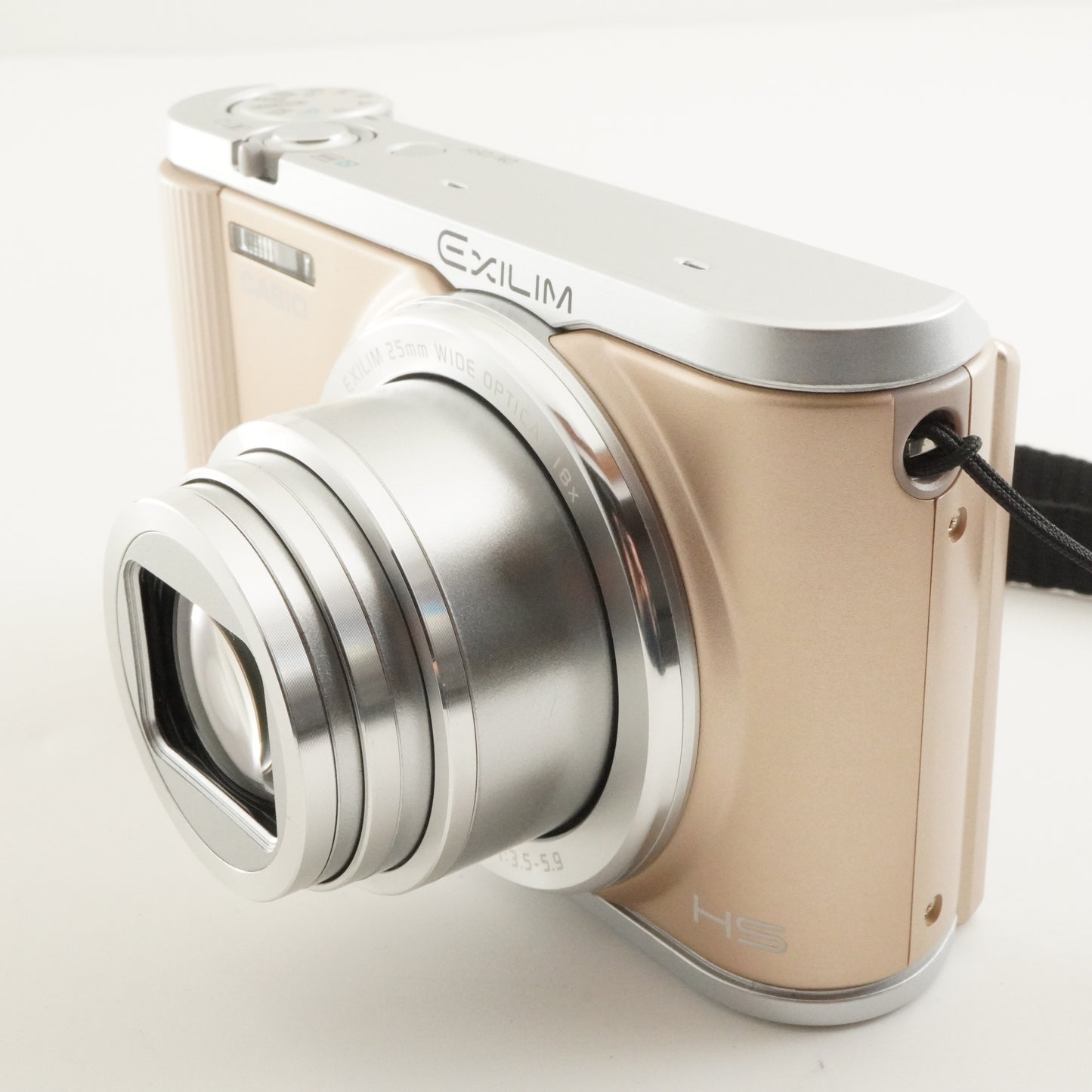 CASIO EXILIM EX-ZR1800 Gold + 4GB SDHC Card Digital Camera from Japan #10776