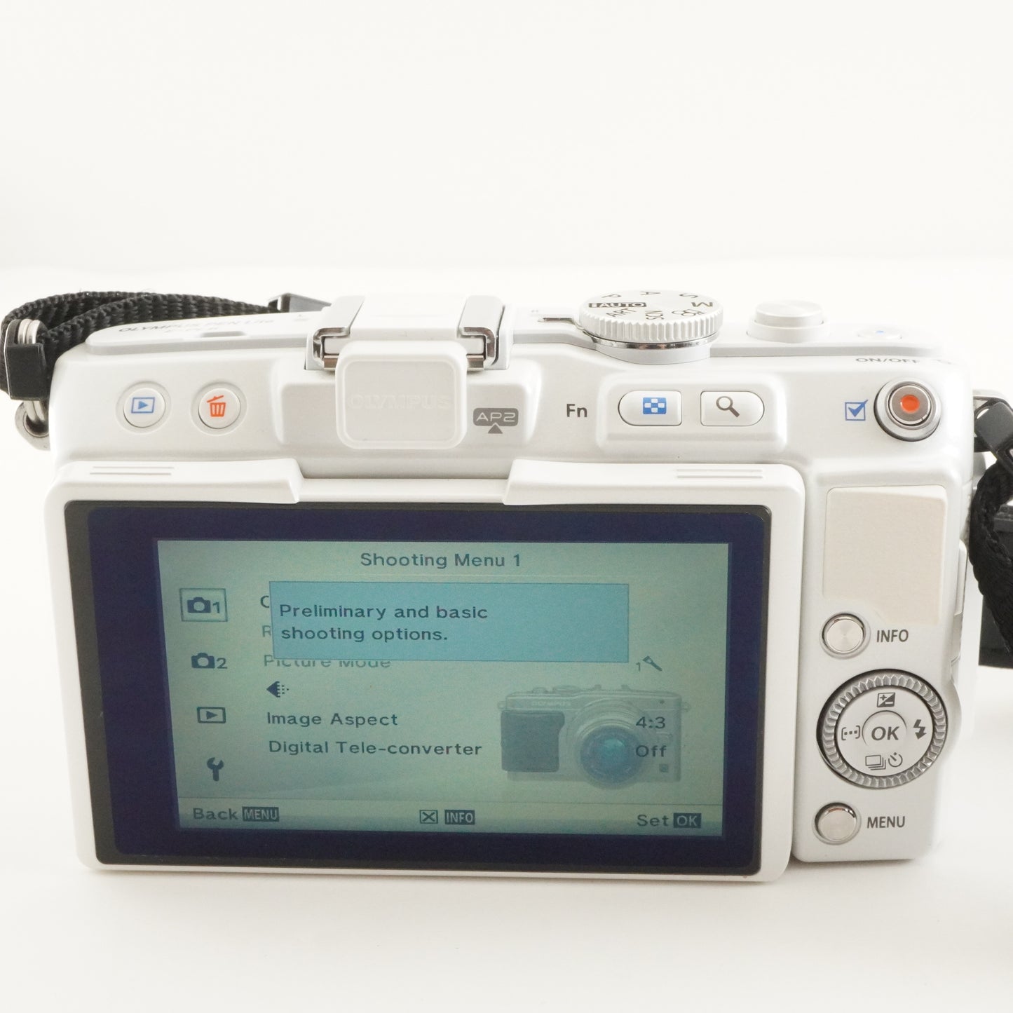 [1,709 Shots] OLYMPUS PEN E-PL6 White +14-42 EZ +40-150 In Box from Japan #10779