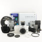 [1,709 Shots] OLYMPUS PEN E-PL6 White +14-42 EZ +40-150 In Box from Japan #10779
