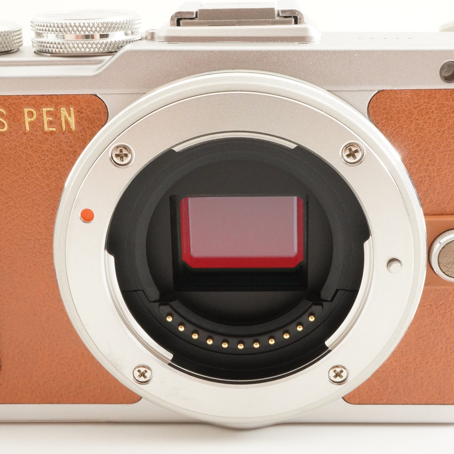 [398 Shots] OLYMPUS PEN E-PL8 Brown +14-42mm +Case +4GB SDCard from Japan #10781