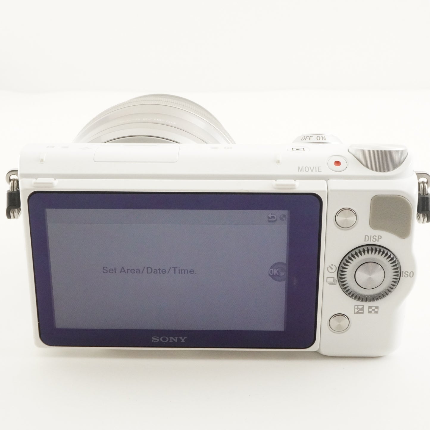 [9,479 Shots] SONY NEX-5R White + E PZ 16-50mm +8GB SDHC Card from Japan #10782