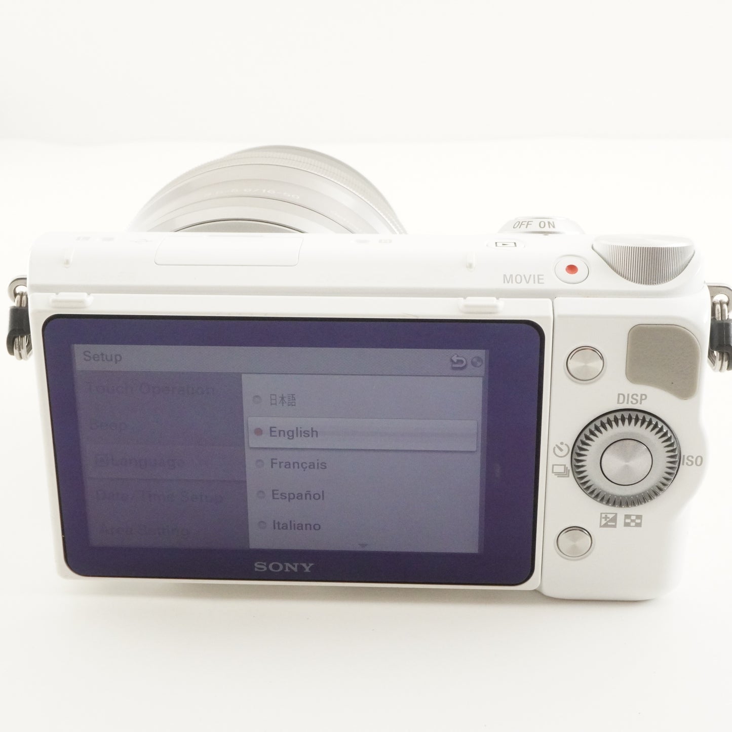 [9,479 Shots] SONY NEX-5R White + E PZ 16-50mm +8GB SDHC Card from Japan #10782