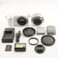 [9,479 Shots] SONY NEX-5R White + E PZ 16-50mm +8GB SDHC Card from Japan #10782