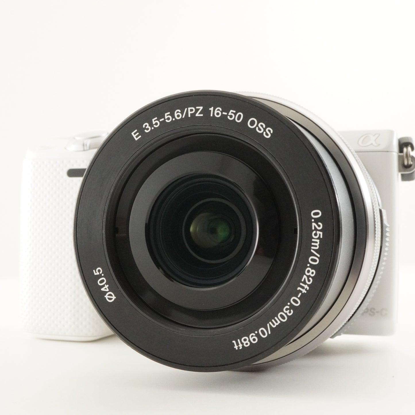 [9,479 Shots] SONY NEX-5R White + E PZ 16-50mm +8GB SDHC Card from Japan #10782