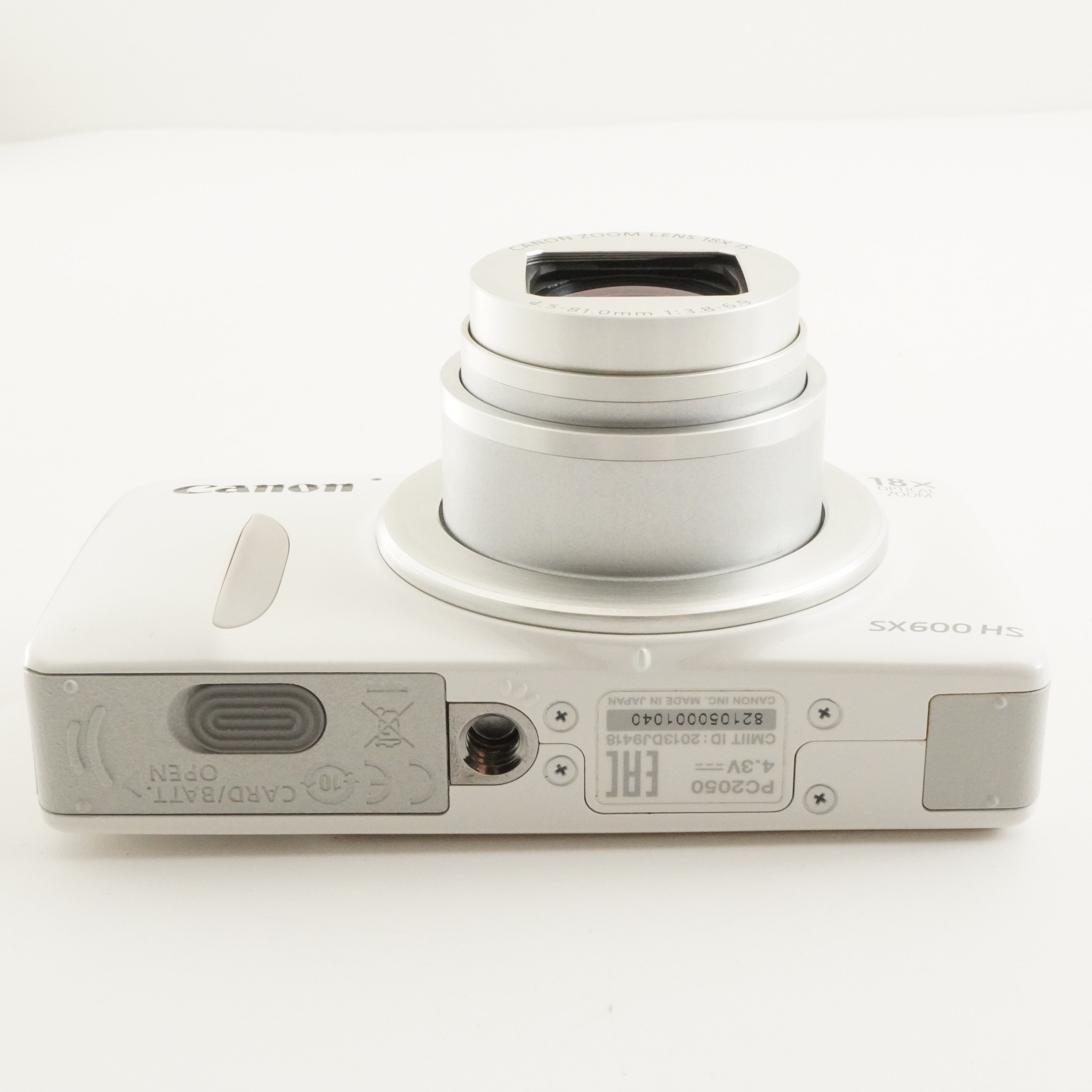 Canon PowerShot SX600 HS White + 4GB SDHC Card Digital Camera from
