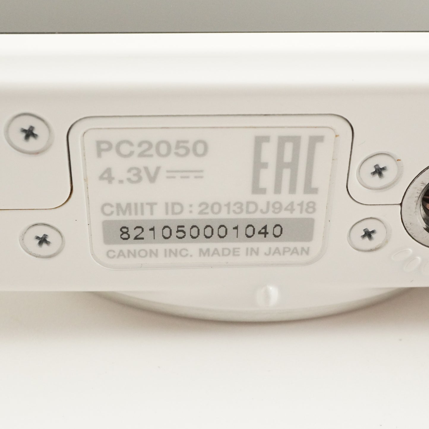 Canon PowerShot SX600 HS White + 4GB SDHC Card Digital Camera from Japan #10813