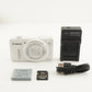 Canon PowerShot SX600 HS White + 4GB SDHC Card Digital Camera from Japan #10813