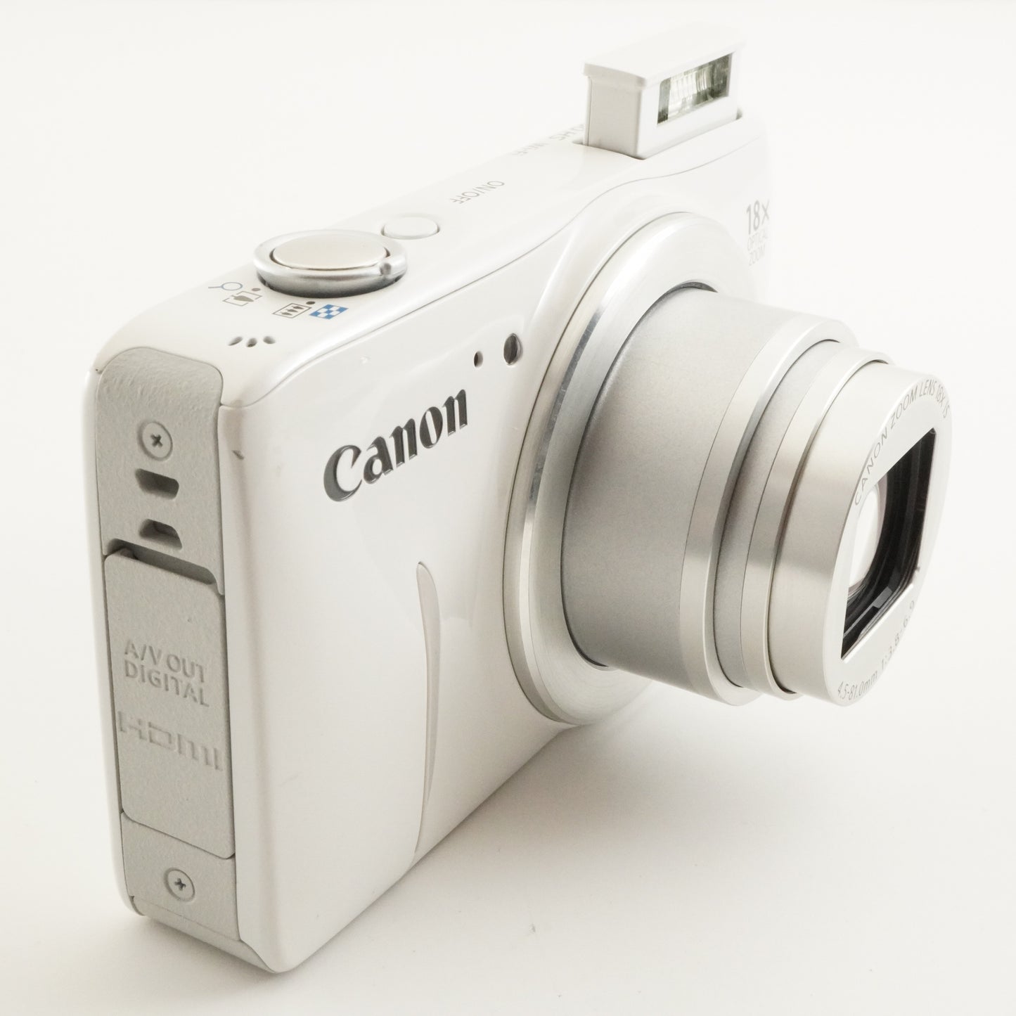 Canon PowerShot SX600 HS White + 4GB SDHC Card Digital Camera from Japan #10813
