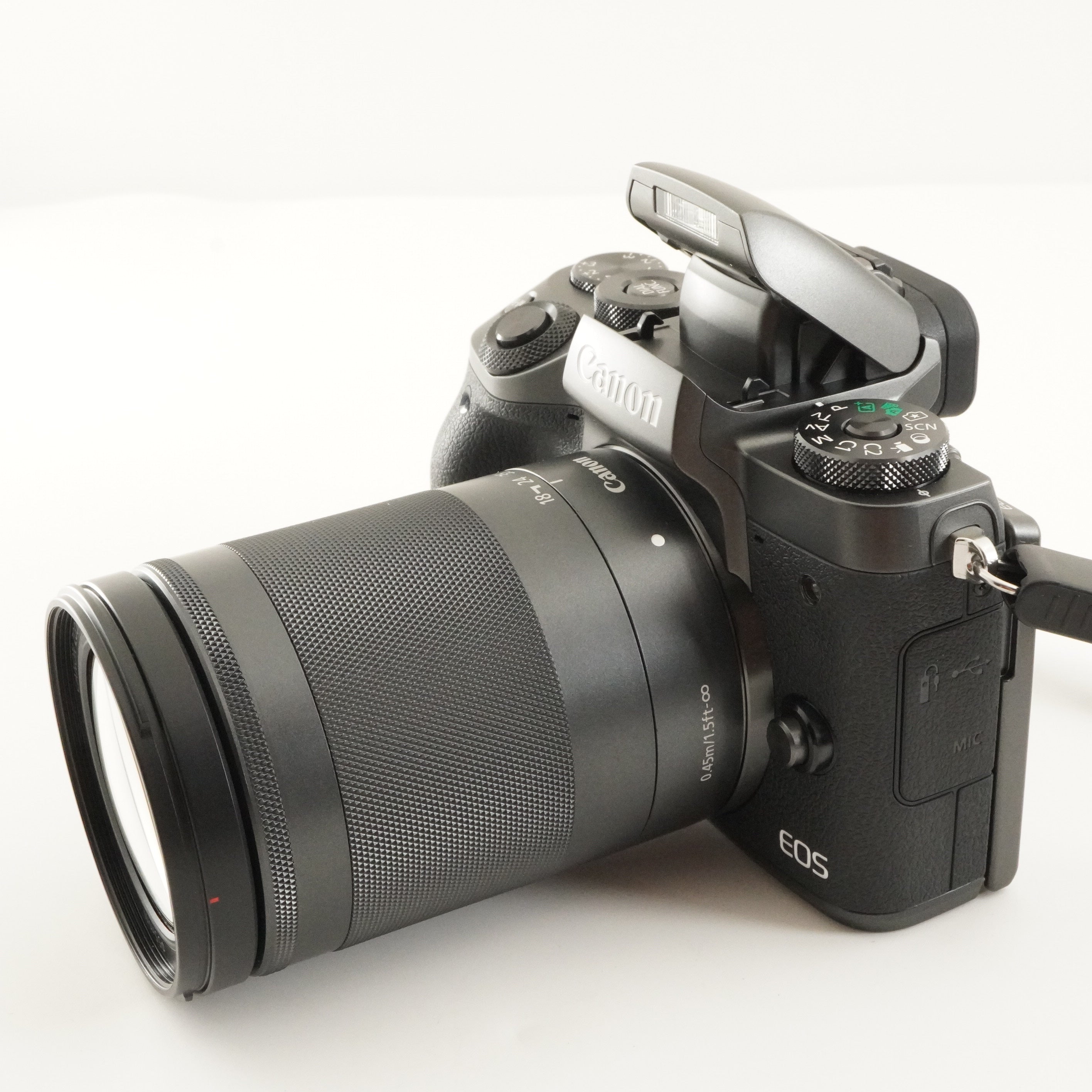 Canon EOS M5 + EF-M 18-150mm In Box +Mount Adapter +16GB SD from