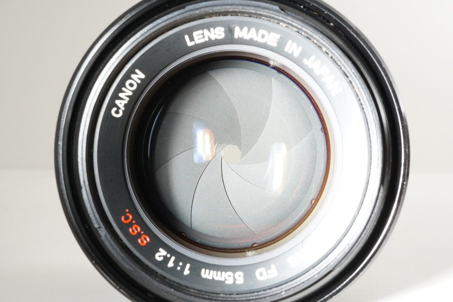 Canon FD 55mm F1.2 S.S.C. "o" mark MF Standard Prime Lens from Japan #9093