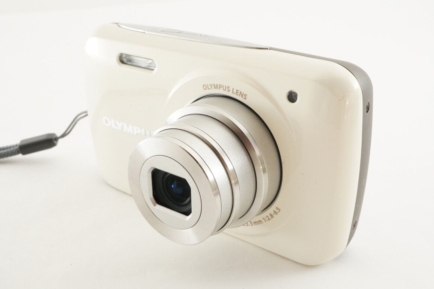 OLYMPUS VH-210 White With 4GB SDHC Card Compact Digital Camera from Japan #1461