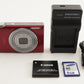 Canon IXY 120 Red With 4GB SDHC Card Digital Camera from Japan #9518