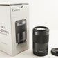 Canon EF-M 55-200mm F4.5-6.3 IS STM Black In Box AF ZOOM Lens from Japan #1632