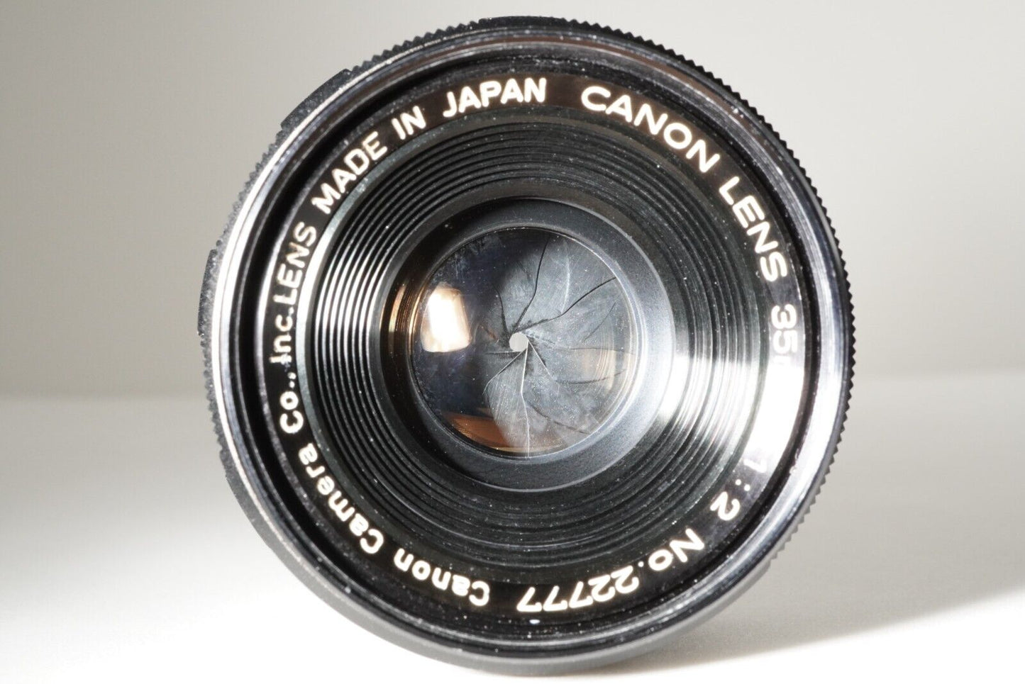 CANON 35mm F2 LTM L39 Leica Screw Mount MF Wide Angle Lens from Japan #8197