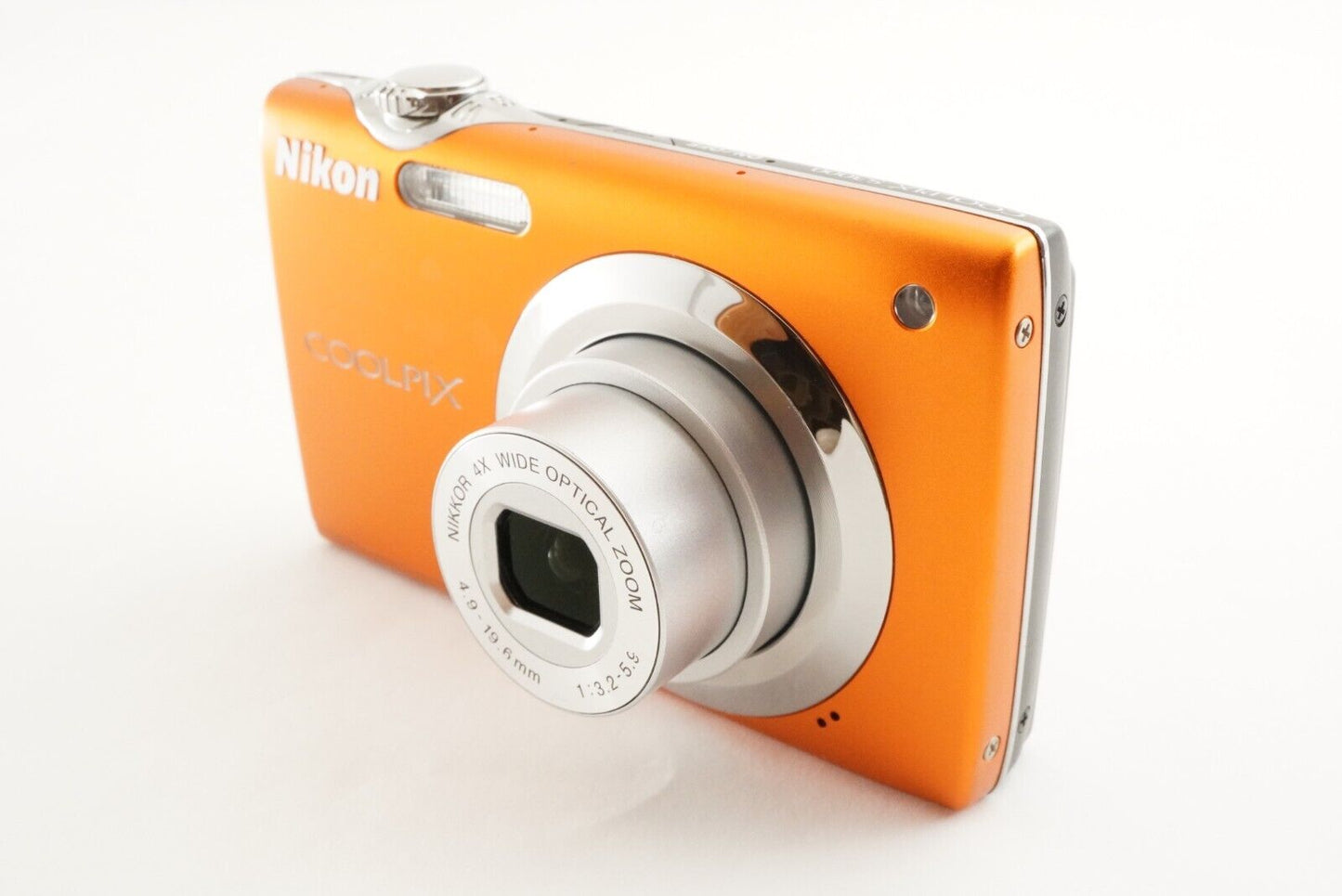 Nikon COOLPIX S3000 Orange In Box With 4GB SDHC Card from Japan #1557