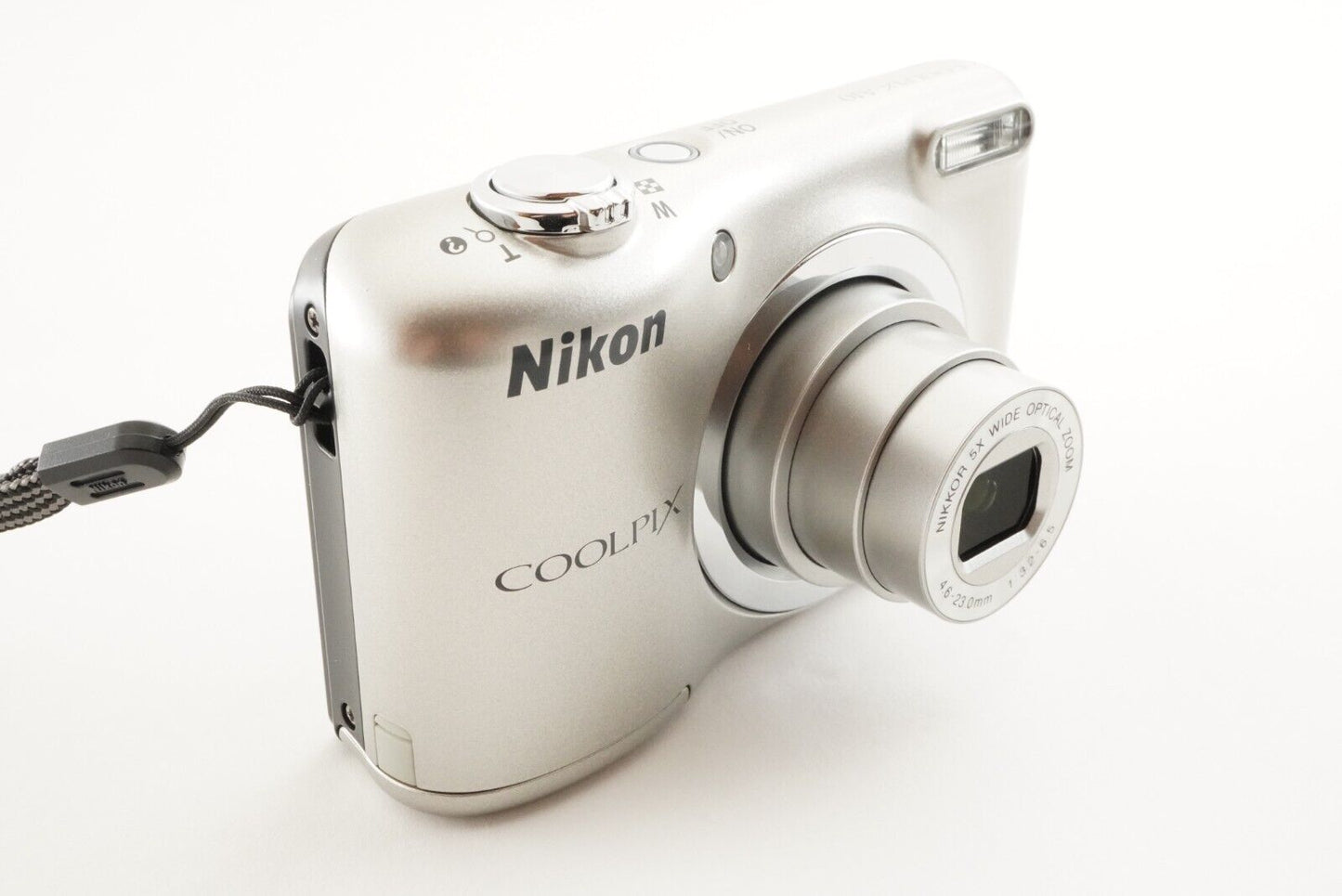 Nikon COOLPIX A10 Silver In Box With 2GB SD Card Digital Camera from Japan #1553