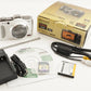 FUJIFILM FINEPIX F550 EXR White In Box With 4GB SDHC Card from Japan #1580